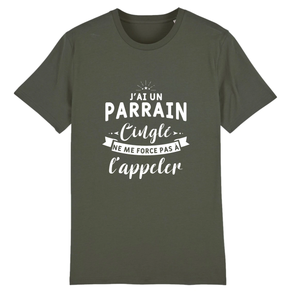 T-shirt parrain cingle, humour