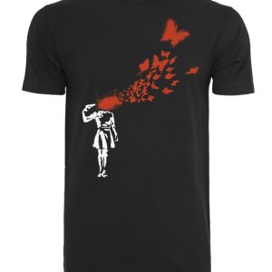 T-shirt unisex Bansky Officiel  Butterfly MC091 T-shirt unisex Bansky Officiel  Butterfly MC091