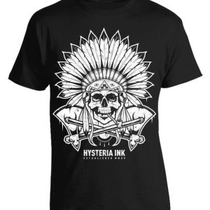 T-shirt unisex Hysteria Ink Indien Ink T-shirt unisex Hysteria Ink Indien Ink