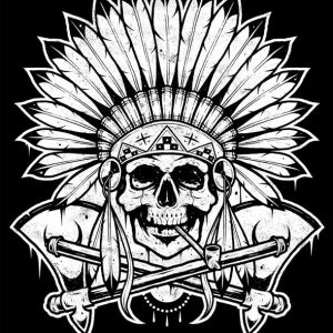 T-shirt unisex Hysteria Ink Indien Ink T-shirt unisex Hysteria Ink Indien Ink