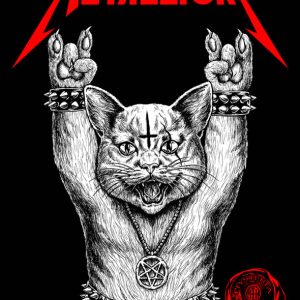 T-shirt unisex Hysteria Ink Metallicat T-shirt unisex Hysteria Ink Metallicat