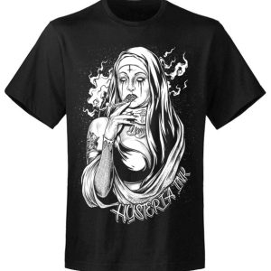 T shirt unisex Hysteria Ink Nonne Ink 1