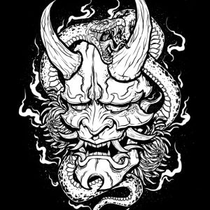 T-shirt unisex Hysteria Ink Oni Ink T-shirt unisex Hysteria Ink Oni Ink
