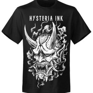 T-shirt unisex Hysteria Ink Oni Mask Ink T-shirt unisex Hysteria Ink Oni Mask Ink