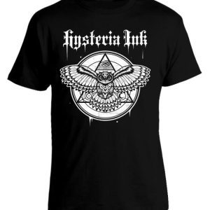 T-shirt unisex Hysteria Ink Owl ink T-shirt unisex Hysteria Ink Owl ink