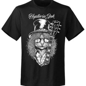 T-shirt unisex Hysteria Ink Slash Cat Ink T-shirt unisex Hysteria Ink Slash Cat Ink
