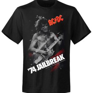 T-shirt unisexe  ACDC 74 Jailbreak T-shirt unisexe  ACDC 74 Jailbreak