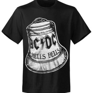 T-shirt unisexe ACDC Hells Bells Black T-shirt unisexe ACDC Hells Bells Black