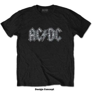 T shirt unisexe ACDC Logo Diamante 3