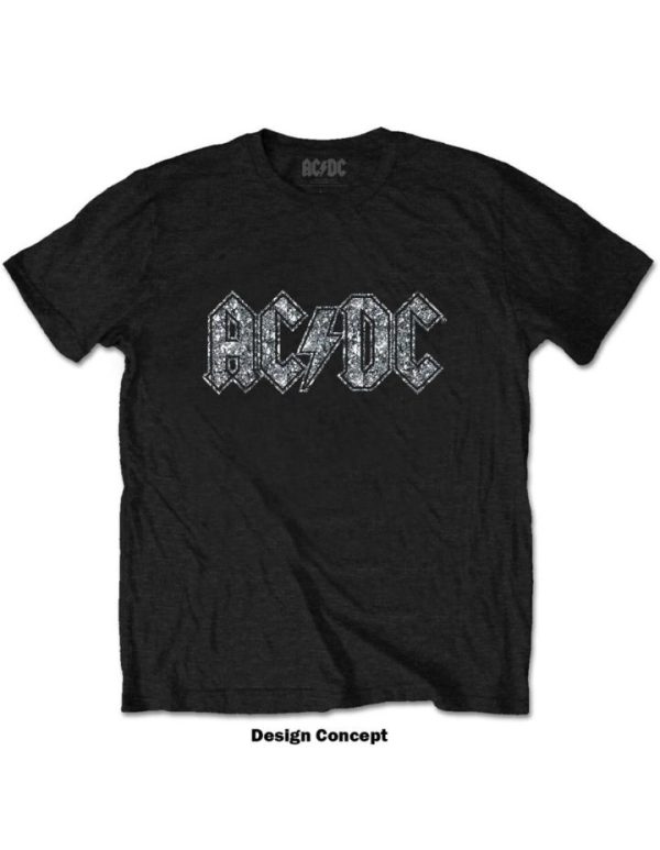 T-shirt unisexe ACDC Logo Diamante