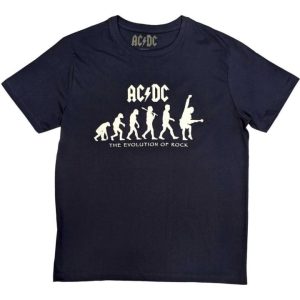 T-shirt unisexe ACDC The Evolution Of Rock Navy T-shirt unisexe ACDC The Evolution Of Rock Navy