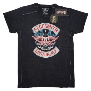 T-shirt unisexe  Aerosmith Boston Pride Snow Wash T-shirt unisexe  Aerosmith Boston Pride Snow Wash
