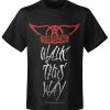T-shirt unisexe Aerosmith Walk This Way AETS08044
