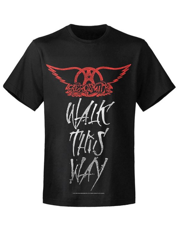 T-shirt unisexe Aerosmith Walk This Way AETS08044