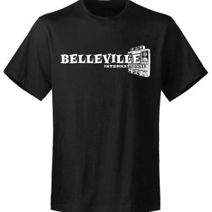T-shirt unisexe Belleville International  Logo White T-shirt unisexe Belleville International  Logo White