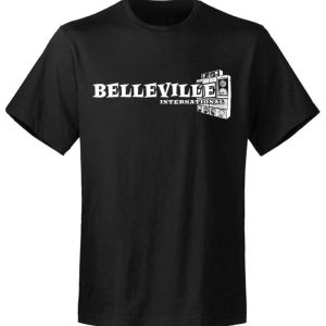 T-shirt unisexe Belleville International  Logo White T-shirt unisexe Belleville International  Logo White