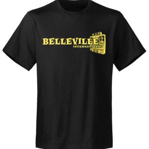 T-shirt unisexe Belleville International  Logo Yellow T-shirt unisexe Belleville International  Logo Yellow