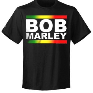 T-shirt unisexe  Bob Marley Rasta Band Block T-shirt unisexe  Bob Marley Rasta Band Block