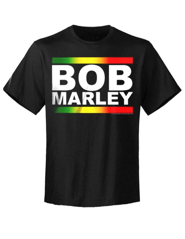 T-shirt unisexe  Bob Marley Rasta Band Block