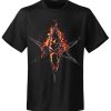 T-shirt unisexe Bring me the Horizon Flaming Hex Black