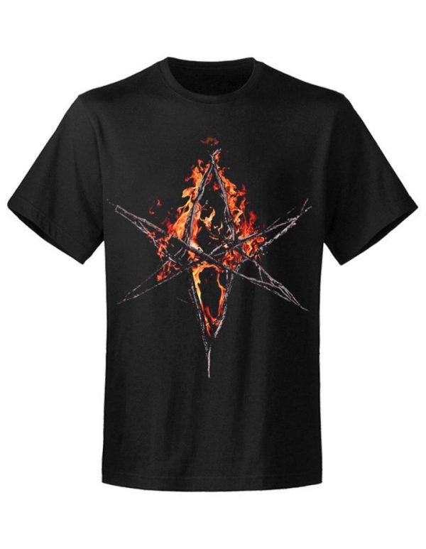 T-shirt unisexe Bring me the Horizon Flaming Hex Black