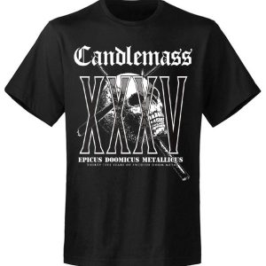 T-shirt unisexe  Candlemass 35 Years Of Swedish Doom Metal T-shirt unisexe  Candlemass 35 Years Of Swedish Doom Metal