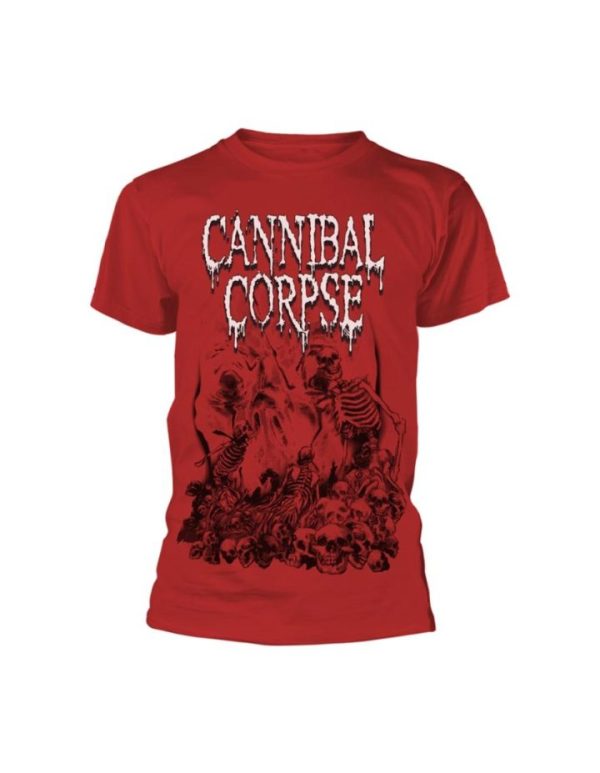 T-shirt unisexe Cannibal Corpse Pile Of Skulls 2018