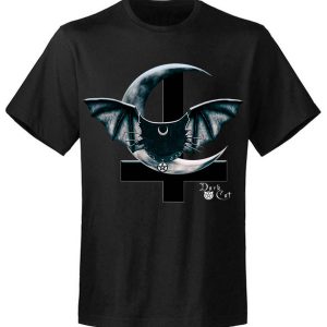 T-shirt unisexe Dark Cat  Chat Bat T-shirt unisexe Dark Cat  Chat Bat