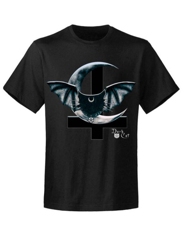 T-shirt unisexe Dark Cat  Chat Bat