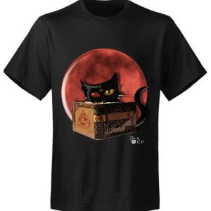 T-shirt unisexe Dark Cat  Chat Malefique