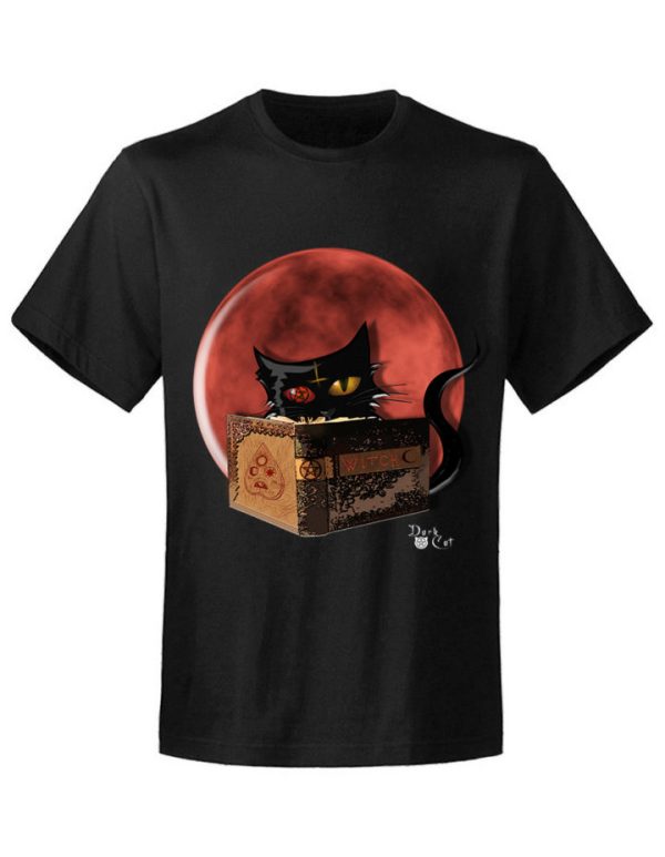 T-shirt unisexe Dark Cat  Chat Malefique