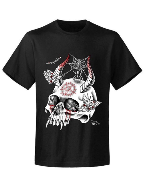 T-shirt unisexe Dark Cat Crone de Demon