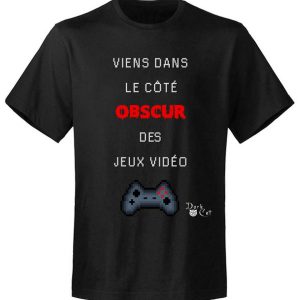 T-shirt unisexe Dark Cat  Obscur Pixel T-shirt unisexe Dark Cat  Obscur Pixel
