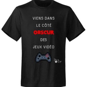 T-shirt unisexe Dark Cat  Obscur Pixel T-shirt unisexe Dark Cat  Obscur Pixel