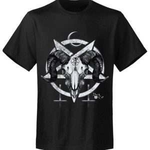T-shirt unisexe Dark Cat Satan T-shirt unisexe Dark Cat Satan