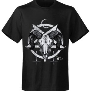 T-shirt unisexe Dark Cat Satan T-shirt unisexe Dark Cat Satan