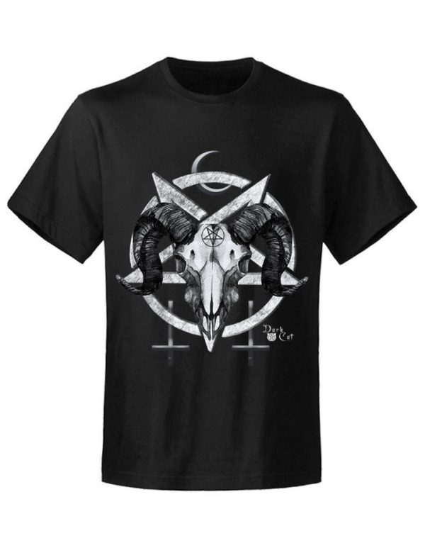 T-shirt unisexe Dark Cat Satan