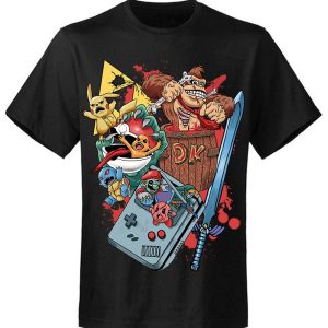 T-shirt unisexe Dark Cat Video Game T-shirt unisexe Dark Cat Video Game