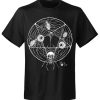 T-shirt unisexe Dark Cat Web Pentacle