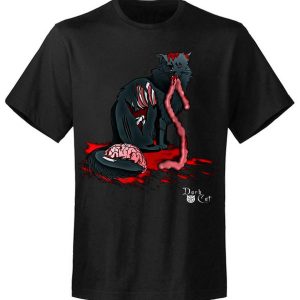 T-shirt unisexe Dark Cat  Zombie cat T-shirt unisexe Dark Cat  Zombie cat