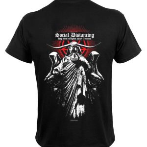 T-shirt unisexe  Dark Funeral Social Distancing T-shirt unisexe  Dark Funeral Social Distancing