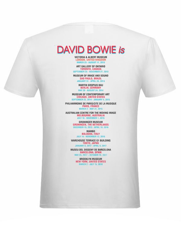 T-shirt unisexe  David Bowie Bowie Is BOWTS35MW