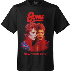 T-shirt unisexe  David Bowie New York city BOWTS38MB T-shirt unisexe  David Bowie New York city BOWTS38MB