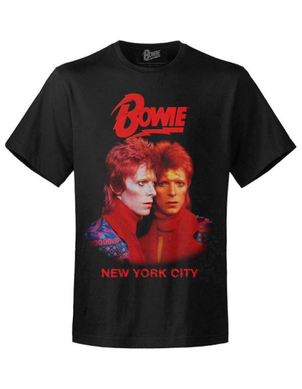 T-shirt unisexe  David Bowie New York city BOWTS38MB