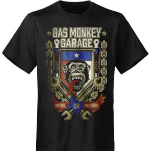 T-shirt unisexe Gas Monkey Garage  Go Big Or Go Home PHD10594m T-shirt unisexe Gas Monkey Garage  Go Big Or Go Home PHD10594m