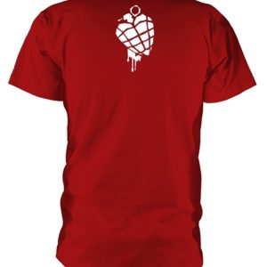 T-shirt unisexe Green Day American Idiot Heart Grenade Red T-shirt unisexe Green Day American Idiot Heart Grenade Red