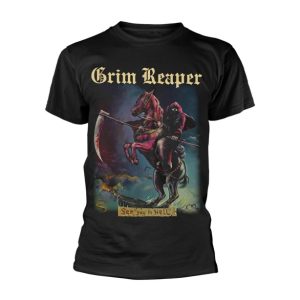 T-shirt unisexe Grim Reaper See You In Hell T-shirt unisexe Grim Reaper See You In Hell