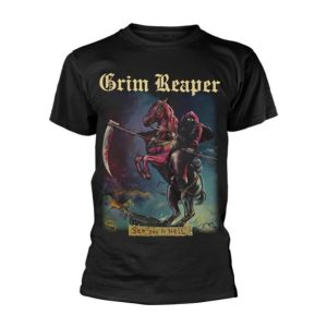 T-shirt unisexe Grim Reaper See You In Hell T-shirt unisexe Grim Reaper See You In Hell