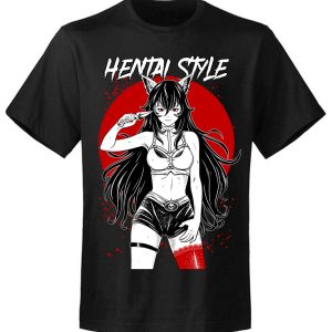 T-shirt unisexe Hentai Style  Kunai Manga Girl T-shirt unisexe Hentai Style  Kunai Manga Girl