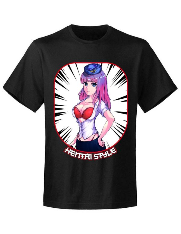 T-shirt unisexe Hentai Style  Manga Hostess